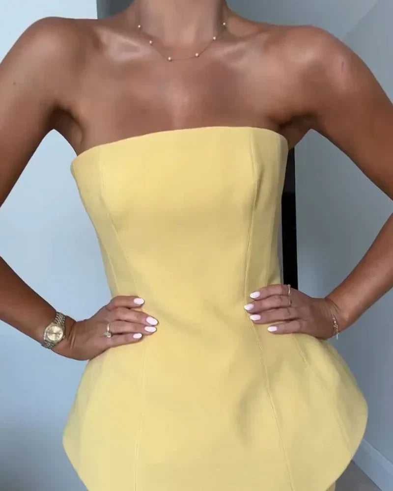 Levoire | Robe sans bretelles élégante