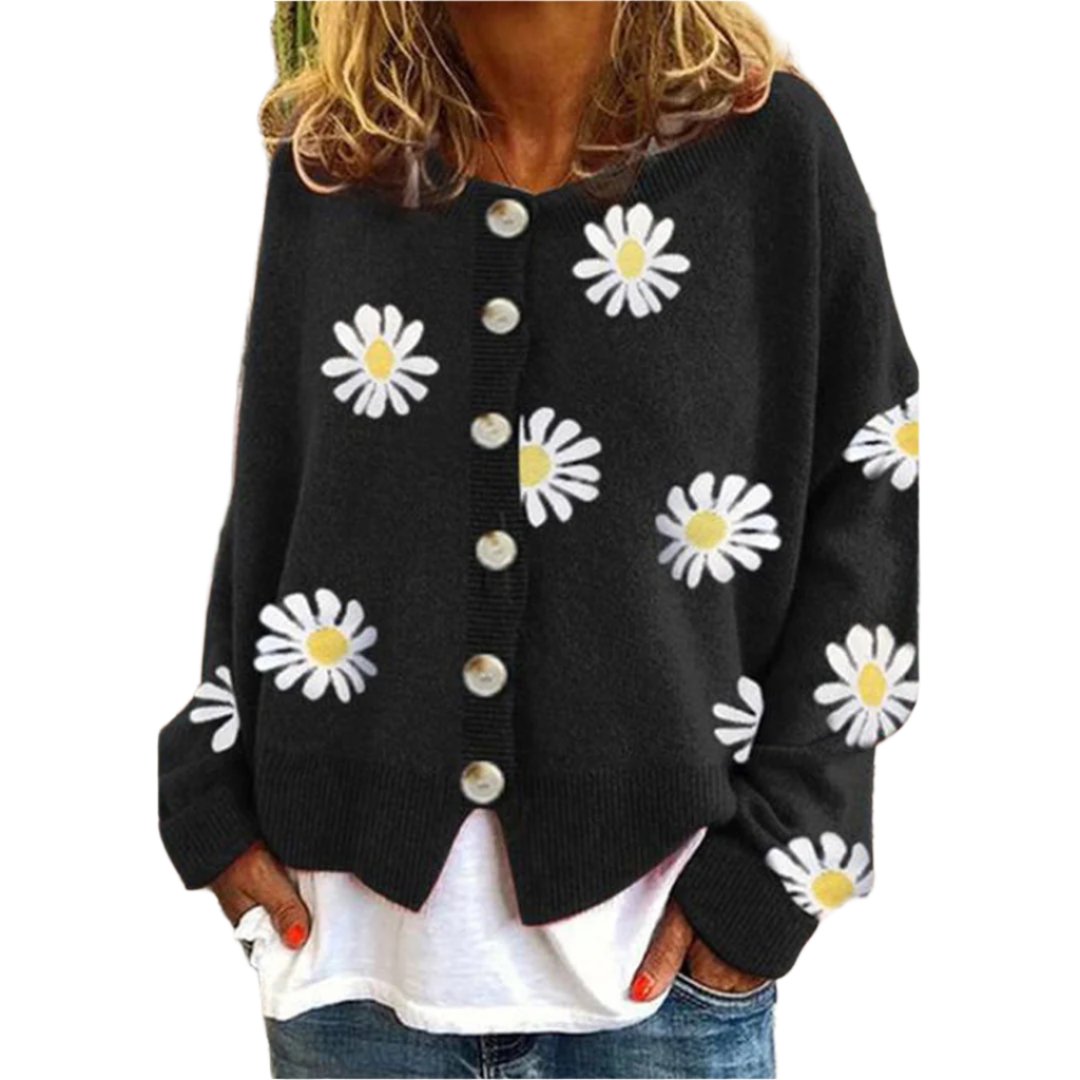 Levoire | Gilet Tricoté Chaud Noir