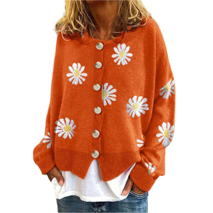Levoire | Gilet Tricoté Chaud Orange