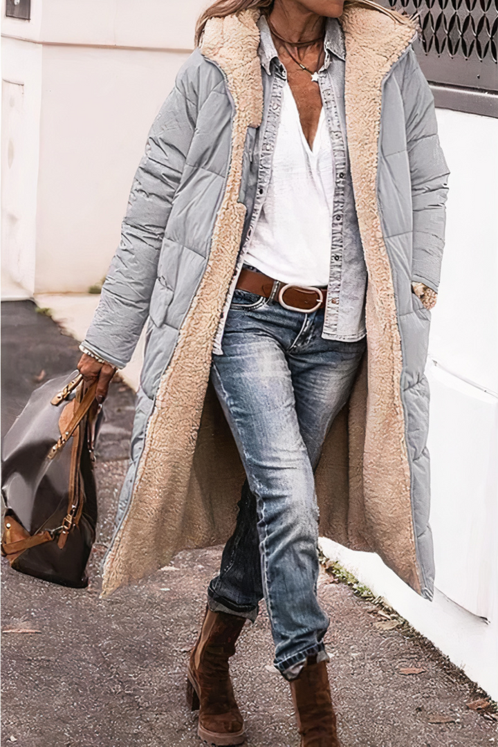 Levoire | Parka Manteau Femme | Hiver Gris