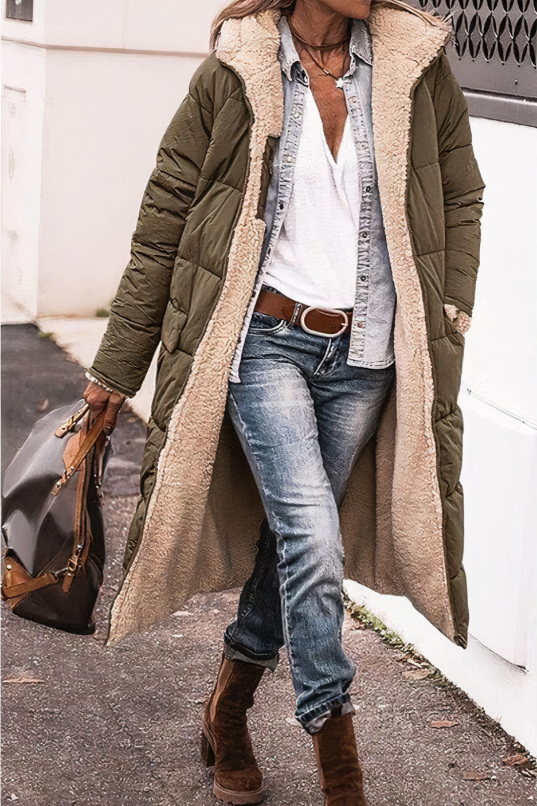 Levoire | Parka Manteau Femme | Hiver Armée Verte