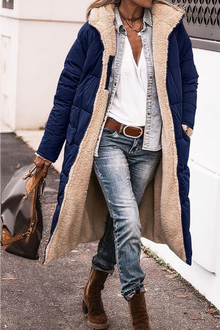 Levoire | Parka Manteau Femme | Hiver Marine