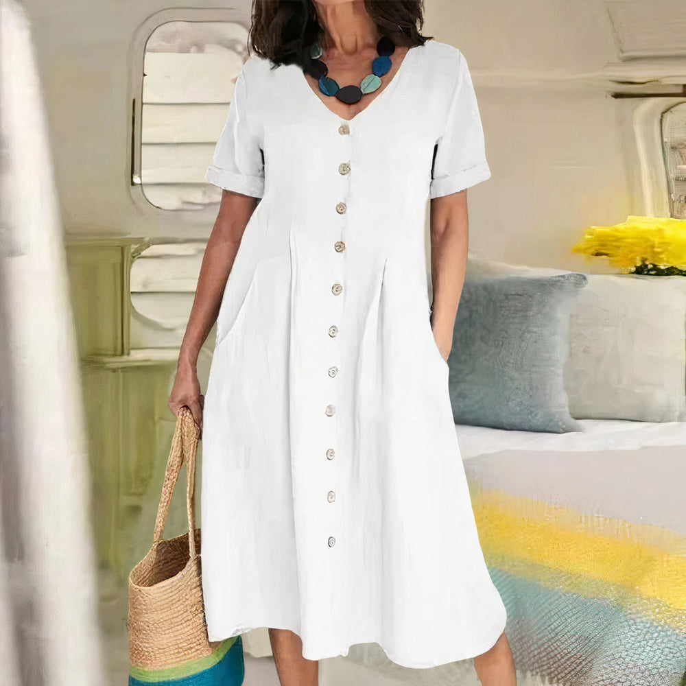 Levoire | Robe Vintage A-line Blanc