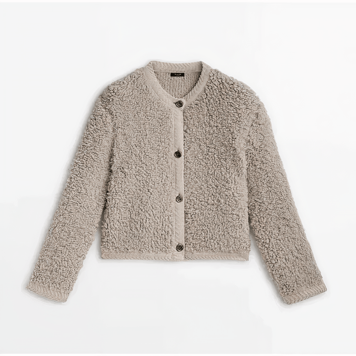 Levoire | Veste De Course À Manches Longues Et Bouton Beige