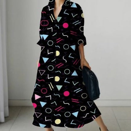 Levoire | Robe Chemise Élégante Pour Femmes Noir
