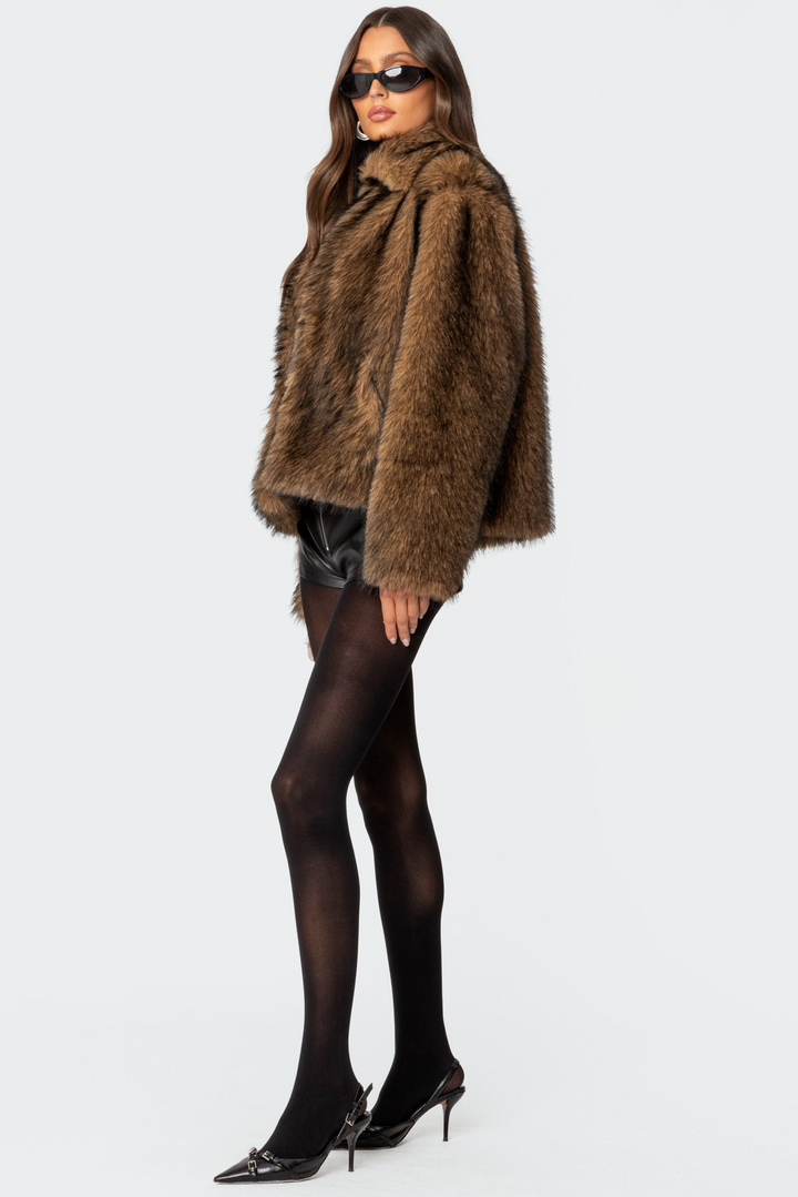 Levoire | Femme Veste En Fausse Fourrure