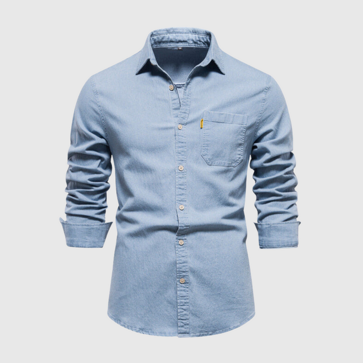 Levoire | Chemise En Denim Moderne bleu ciel