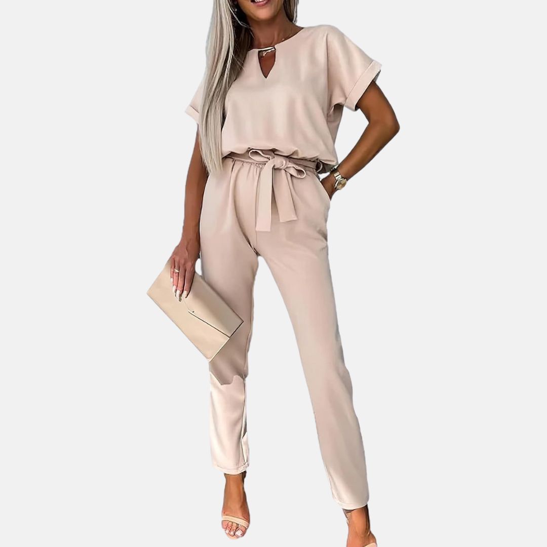 Levoire | Élégant, Festif Combi-Short Pour Femmes Pour L'Été Khaki