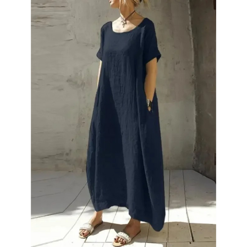 Levoire | Robe En Lin Respirante En Coton Simple