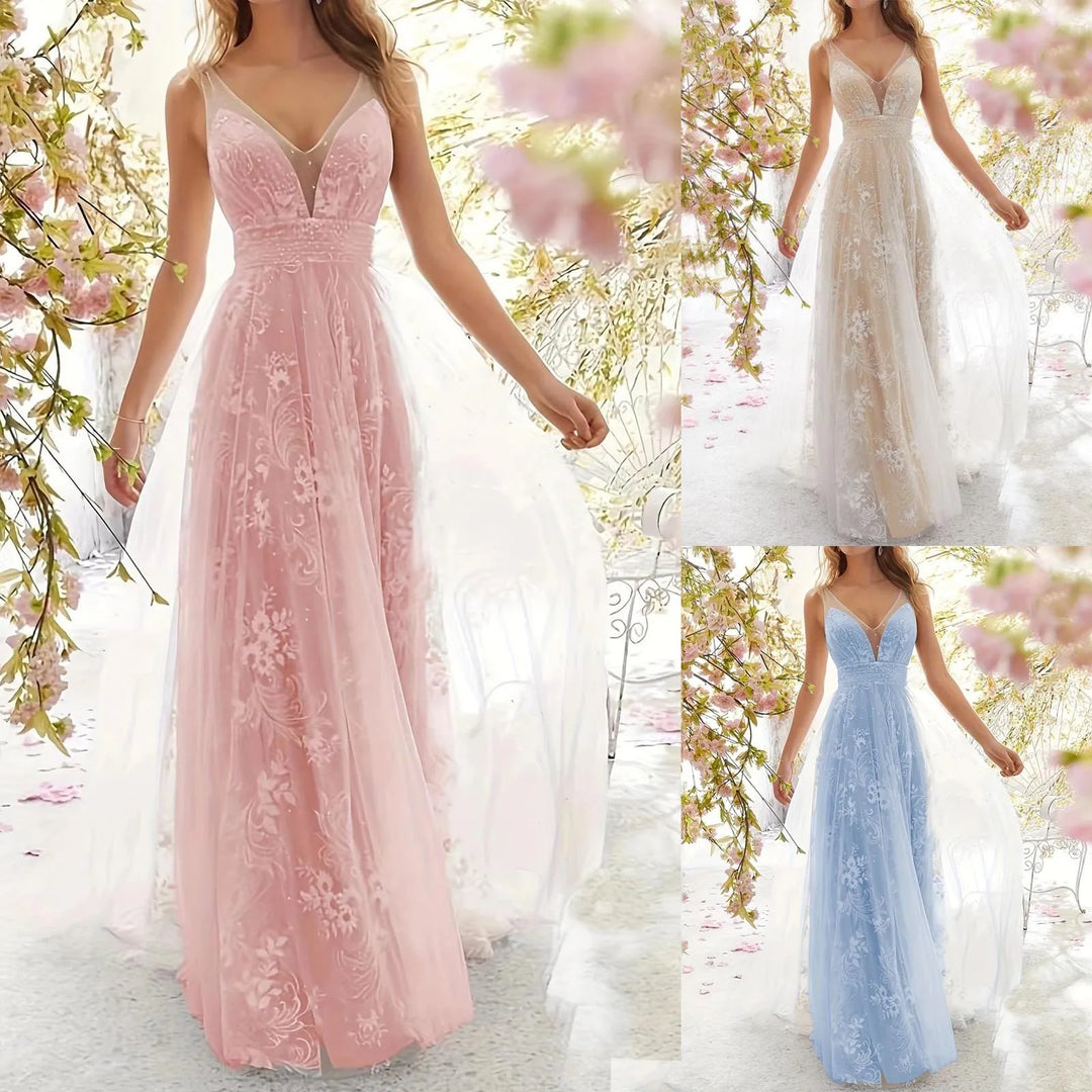 Levoire | Robe En Filet Sensuelle À Encolure En V
