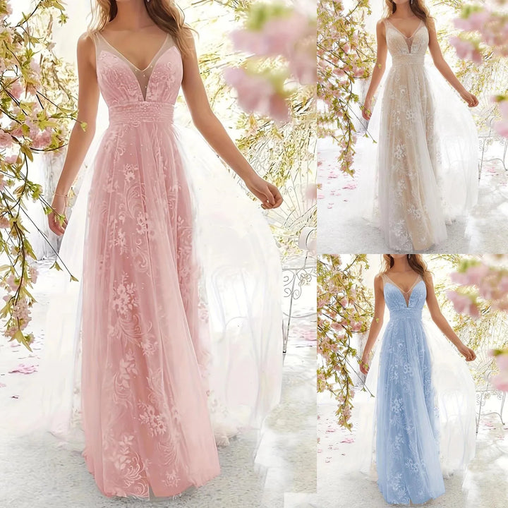 Levoire | Robe En Filet Sensuelle À Encolure En V