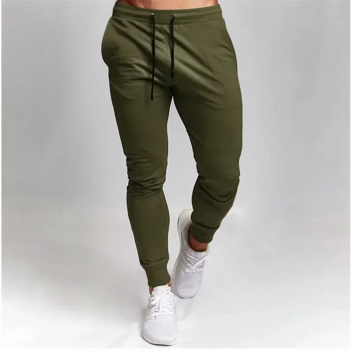 Levoire | Pantalon De Jogging Élastique Moderne Pour Hommes Vert olive