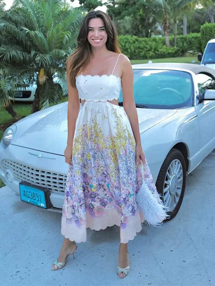 Levoire | Robe D'Été À Fleurs Ondulées