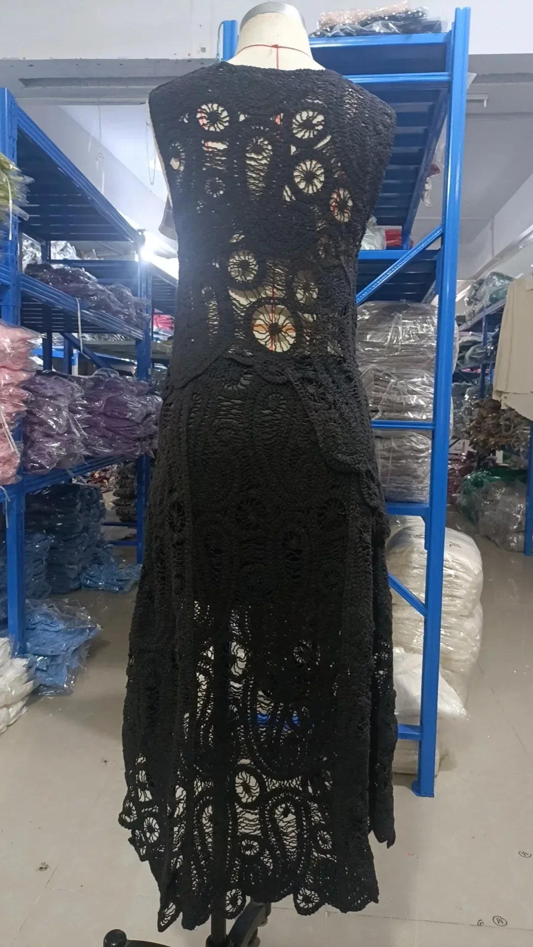 Levoire | Haut Tricot Sans Manches & Ensemble Jupe Maxi Ensemble sombre