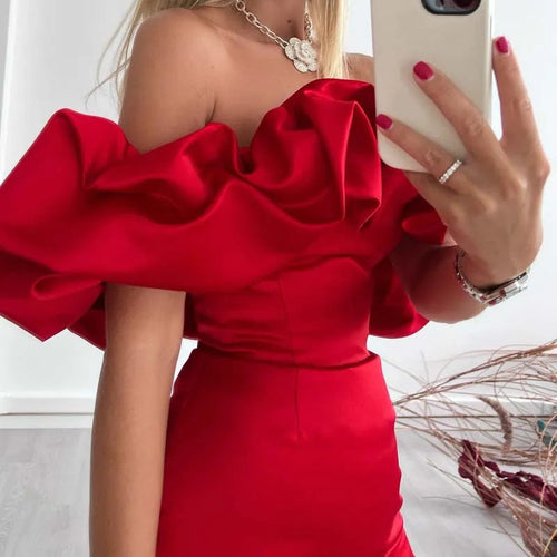 Levoire | Robe À Épaules Satinées