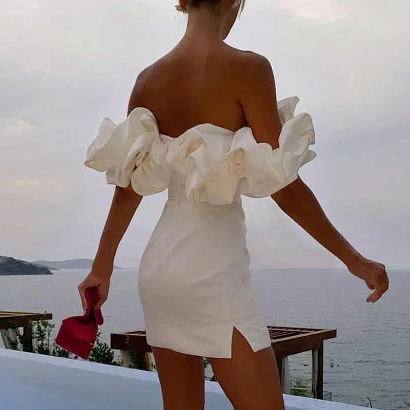 Levoire | Robe À Épaules Satinées