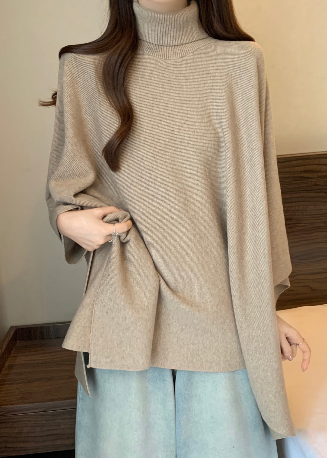 Levoire | Pull en tricot en coton Khaki