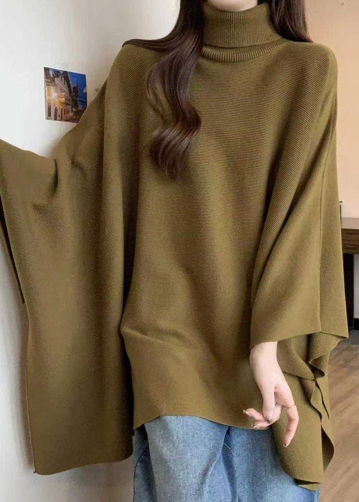 Levoire | Pull en tricot en coton Jaune moutarde