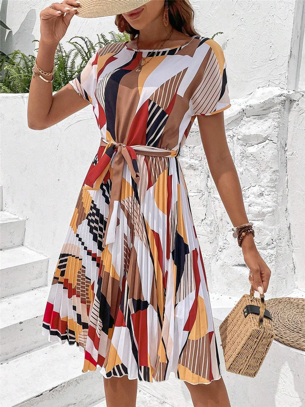 Levoire | Robe élégante imprimée
