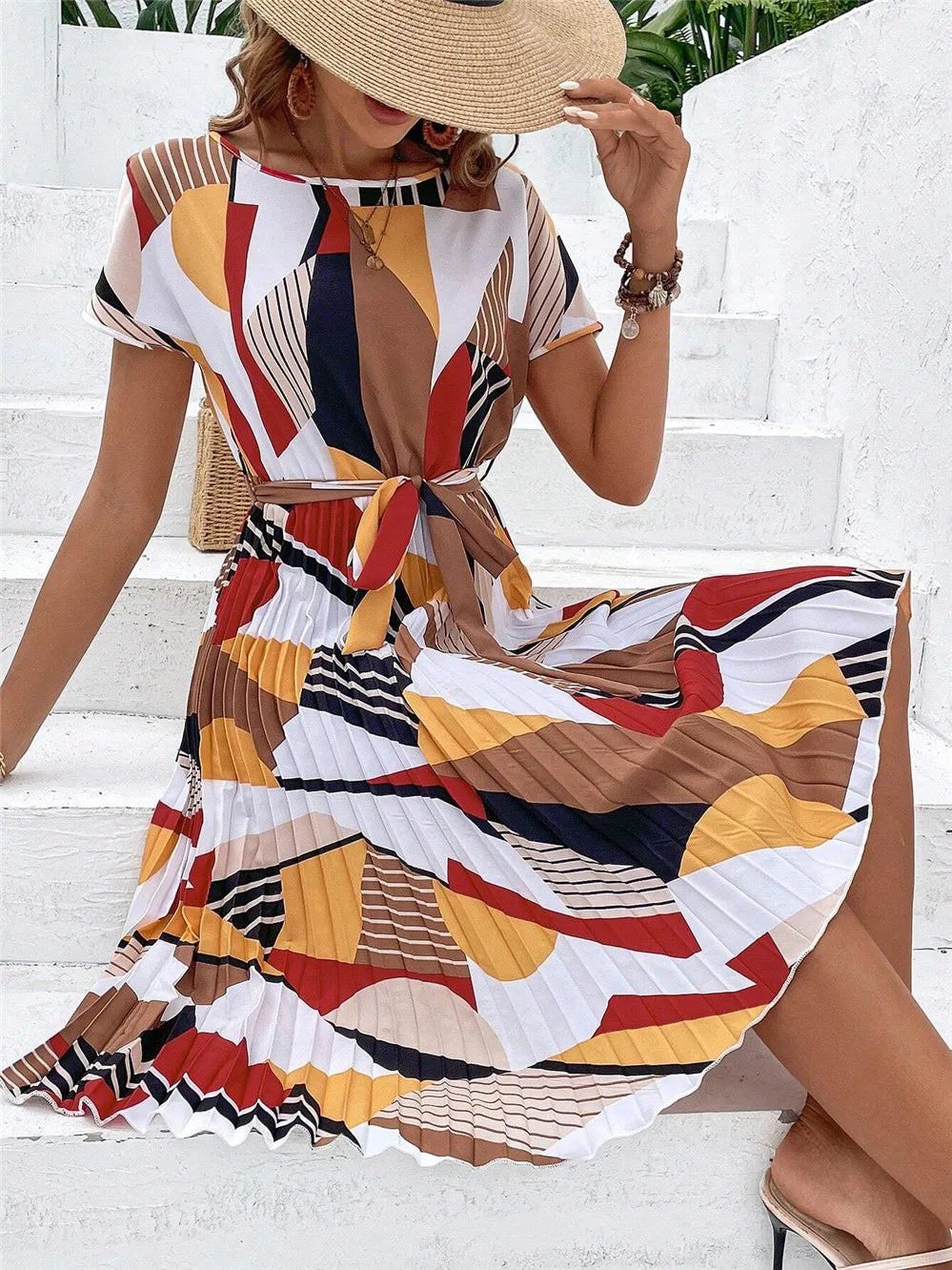 Levoire | Robe élégante imprimée