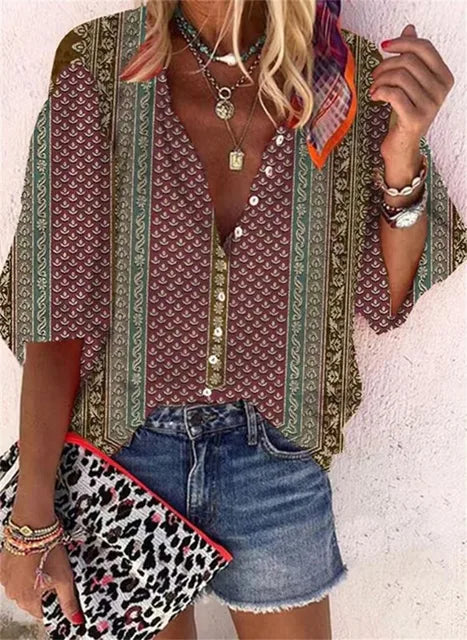 Levoire | Chemise élégante imprimée D
