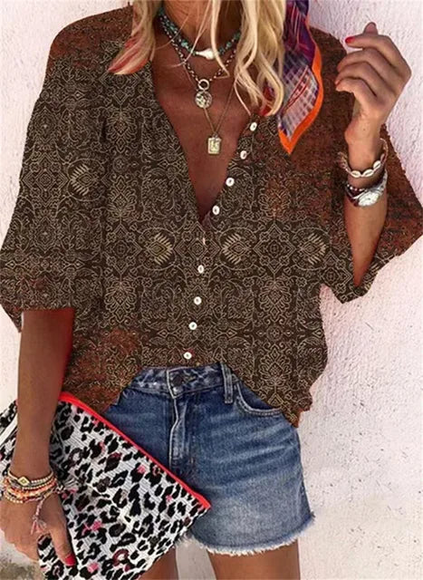 Levoire | Chemise élégante imprimée E