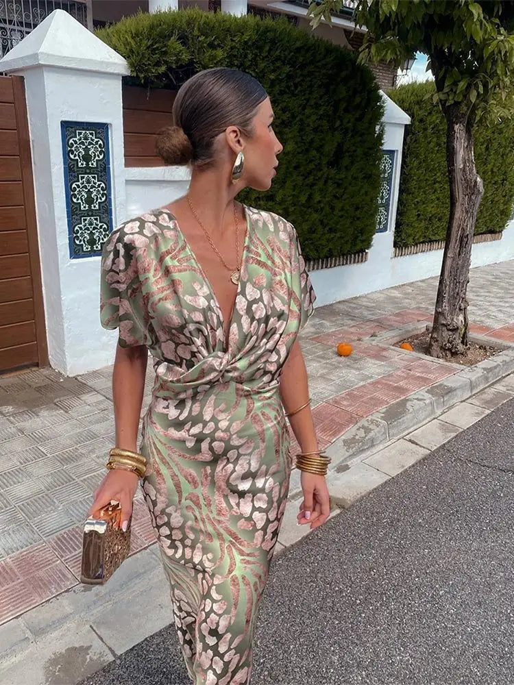 Levoire | Robe Pour Femme Avec Décolleté En V - Vert