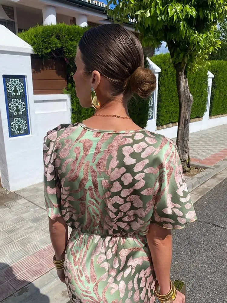 Levoire | Robe Maxi À Décolleté En V Pour Femmes