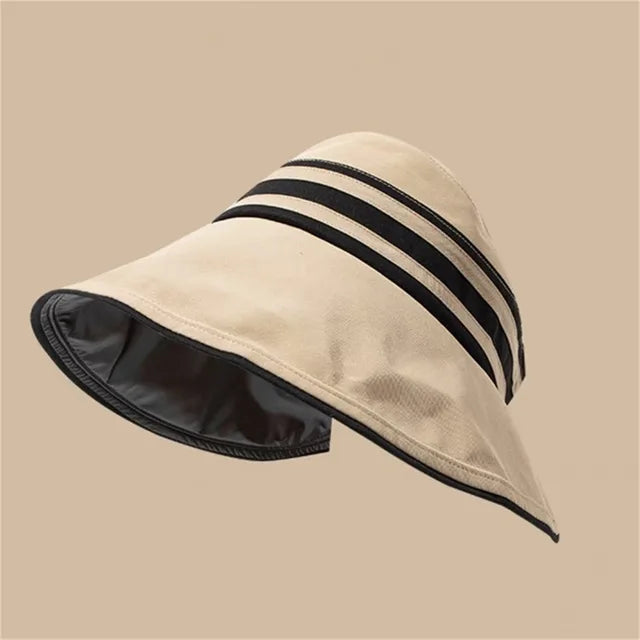 Levoire | Chapeau d'Été avec Style Élégant et Tissu Respirant pour Femme Kaki