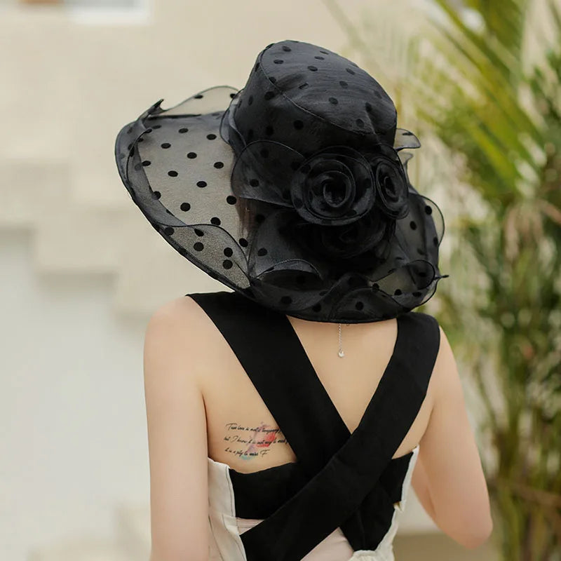 Levoire | d'Été - Chapeau Seau en Chiffon Élégant et Légèrement Aéré pour Femmes