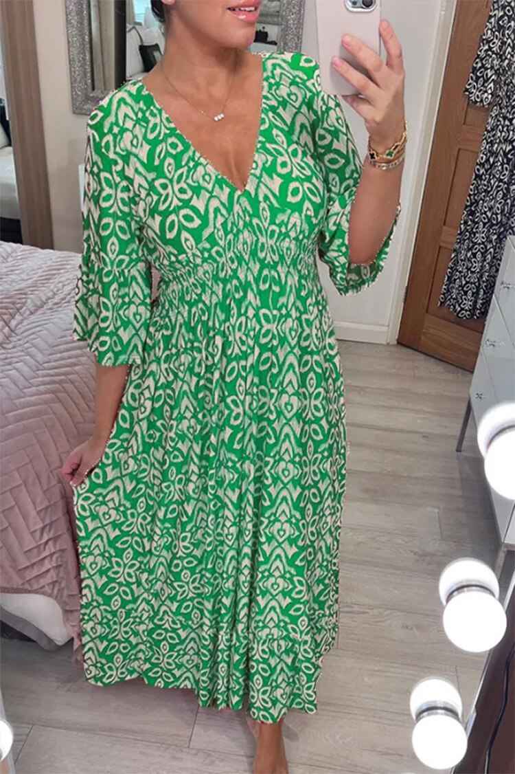 Levoire | Robe ample et élégante Vert
