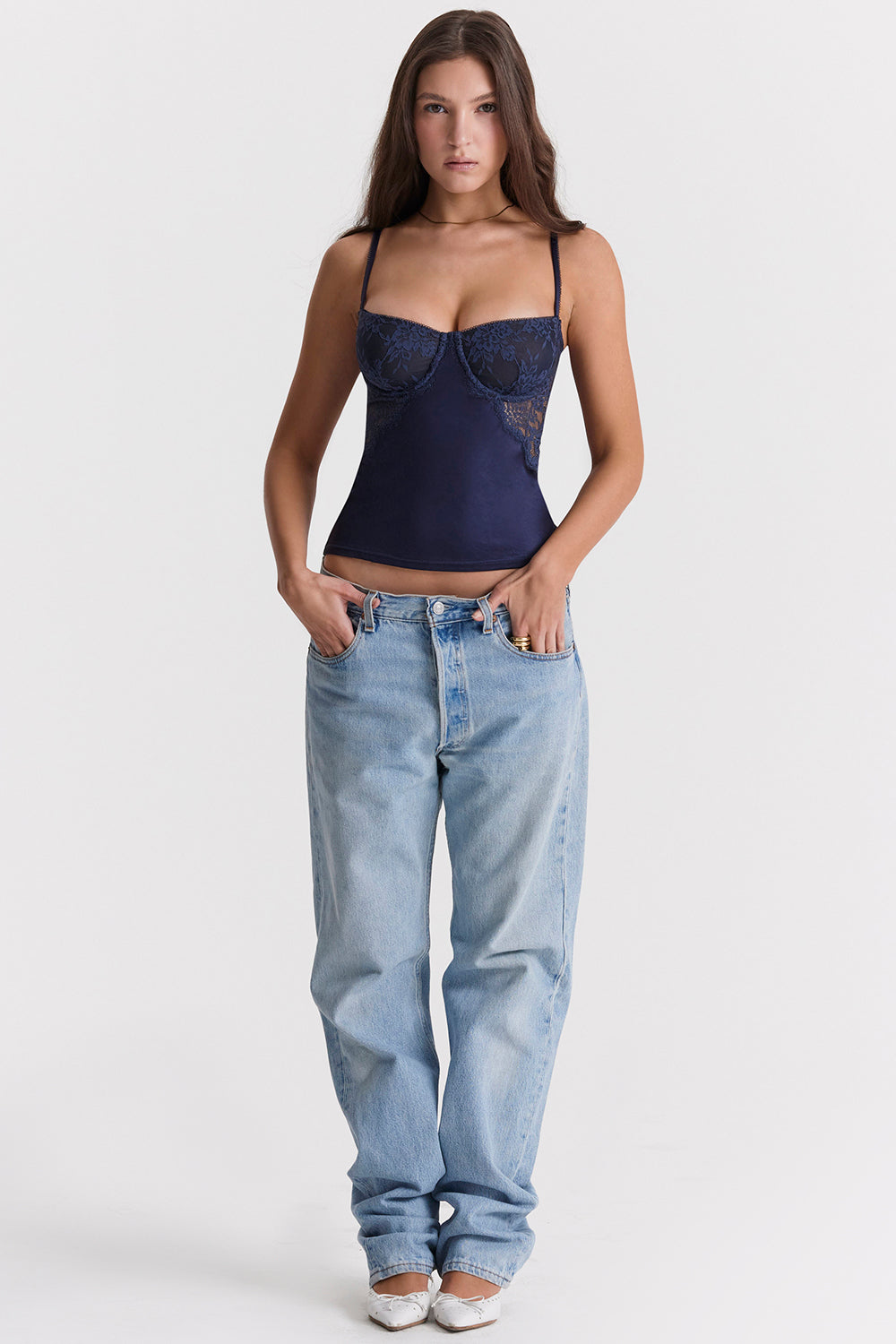 Levoire | Élégant Top Corset Avec Texture