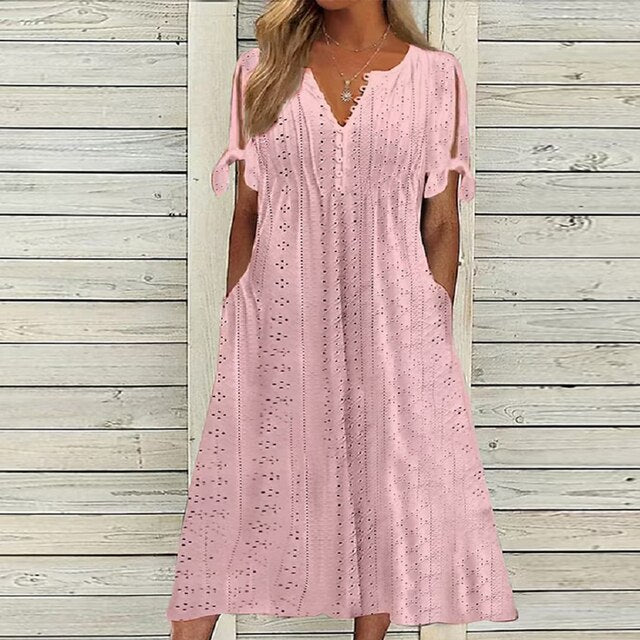 Levoire | Robe Élégante Au Style Intemporel Rosa