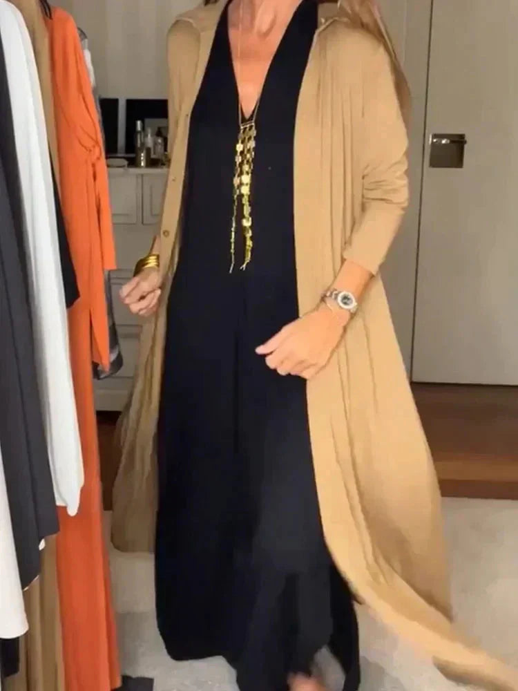 Levoire | Robe Longue Style Polyvalent Et Combinaisons De Couleurs