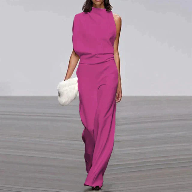 Levoire | Haut Élégant Col Doux Rosa Rouge