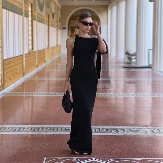 Levoire | Sans Manches Bodycon Robe Cocktail Robe Maxi