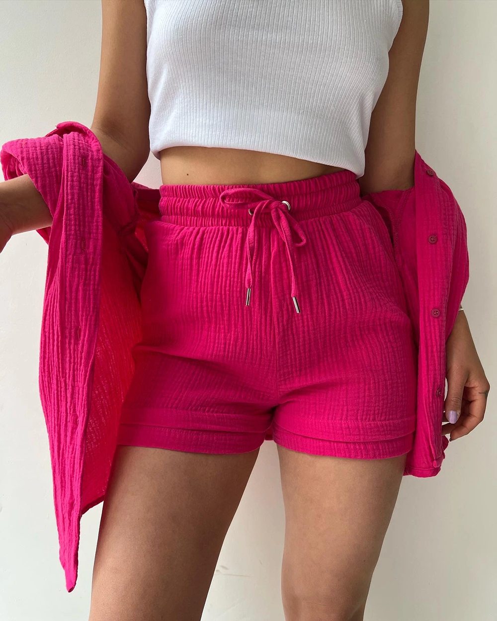 Levoire | Ensemble Assorti Pantalons Décontractés À Deux Pièces & Chemises À Revers Est Une Tendance Phare Cet Été