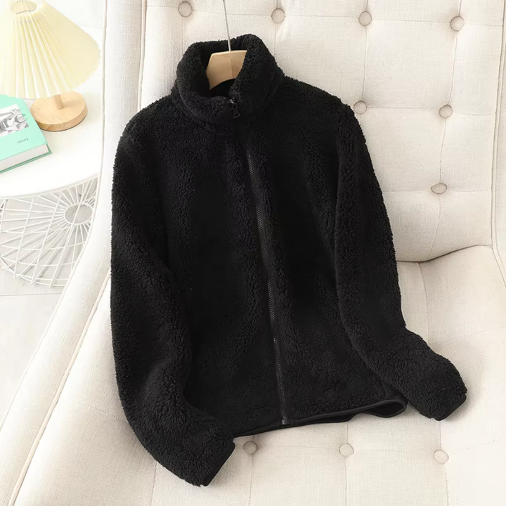 Levoire | Veste Décontractée Douce Hiver Noir