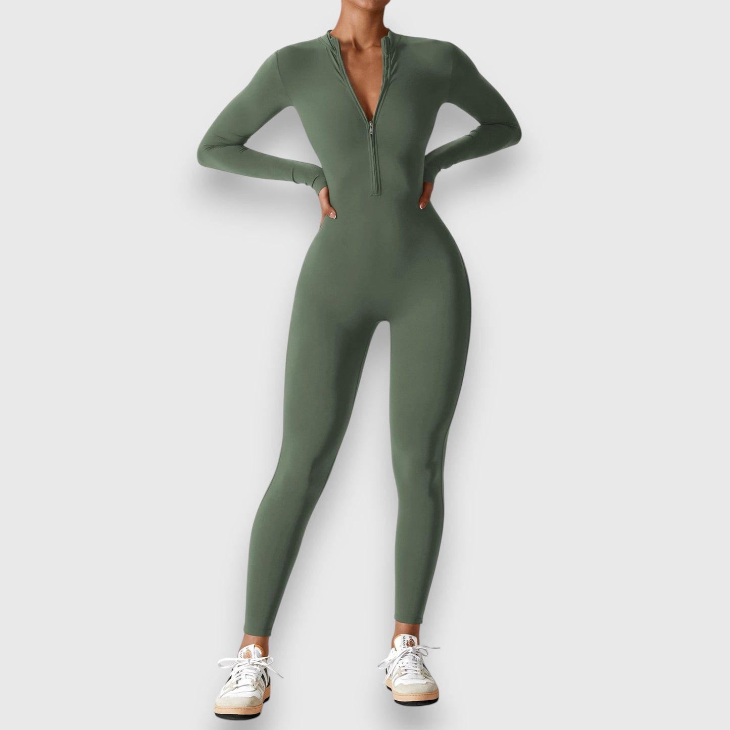 Levoire | Style Élégant Combinaison Longue Olive