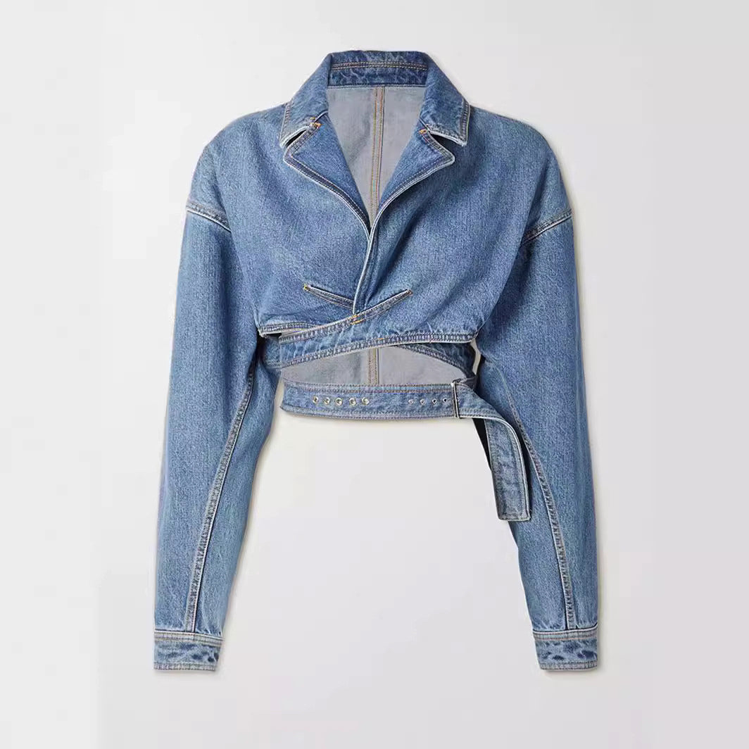 Levoire | Veste En Denim Élégante Bleu