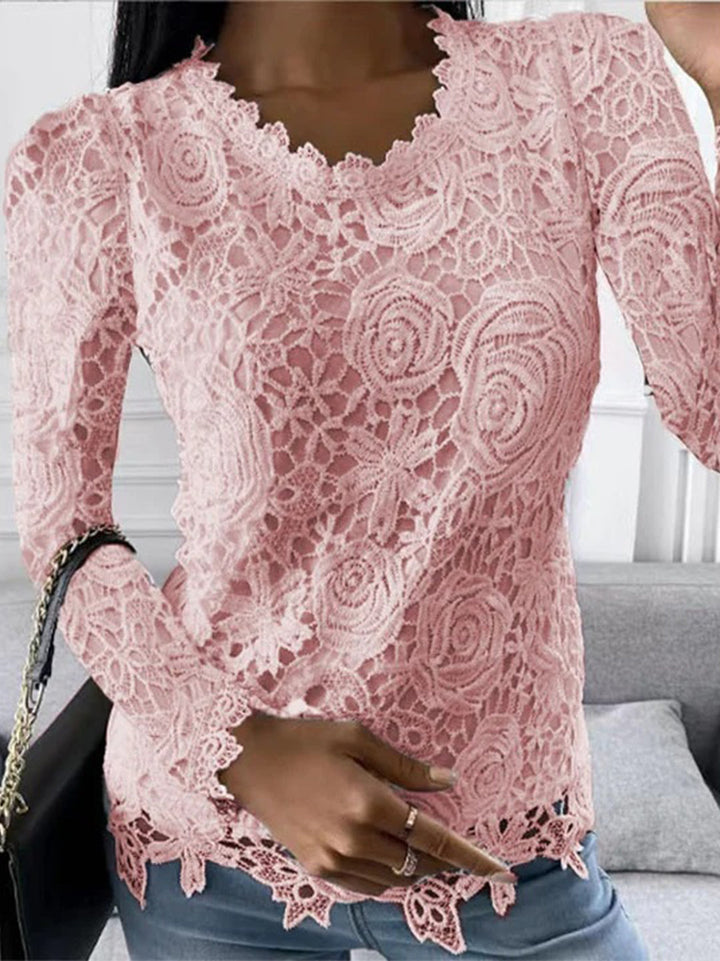 Levoire | Fedora Blouse - Élégante Et Unique Rosa