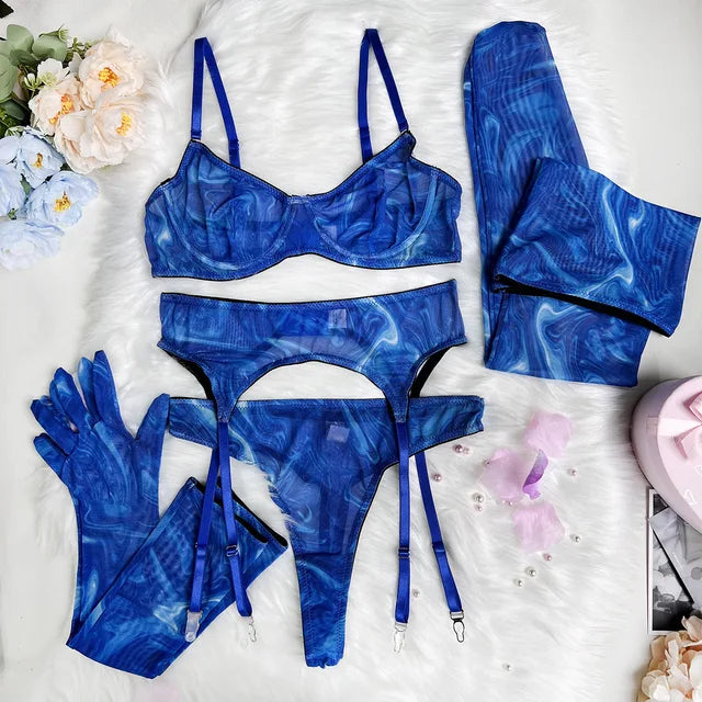 Levoire | Ensemble De Lingerie Tie Dye 5 Pièces