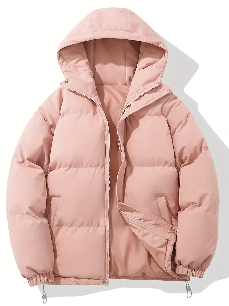 Levoire | Veste D'Hiver Doublée Avec Capuche Rose