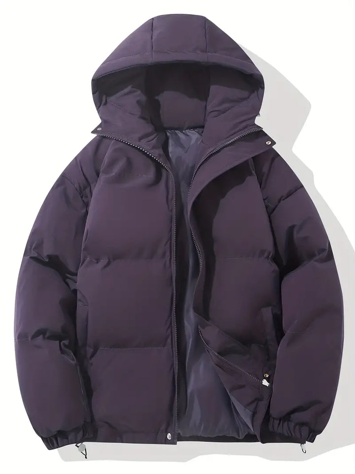 Levoire | Veste Chaude Au Design Classique Avec Capuche Lilas