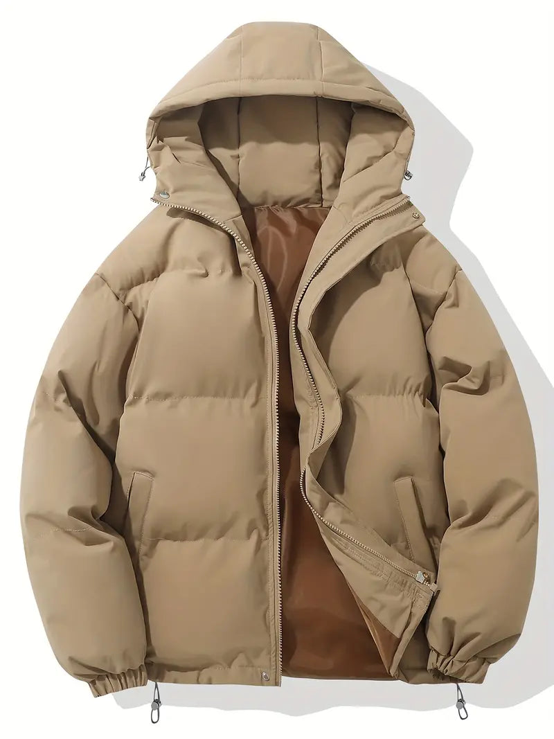 Levoire | Veste D'Hiver Doublée Avec Capuche Kaki