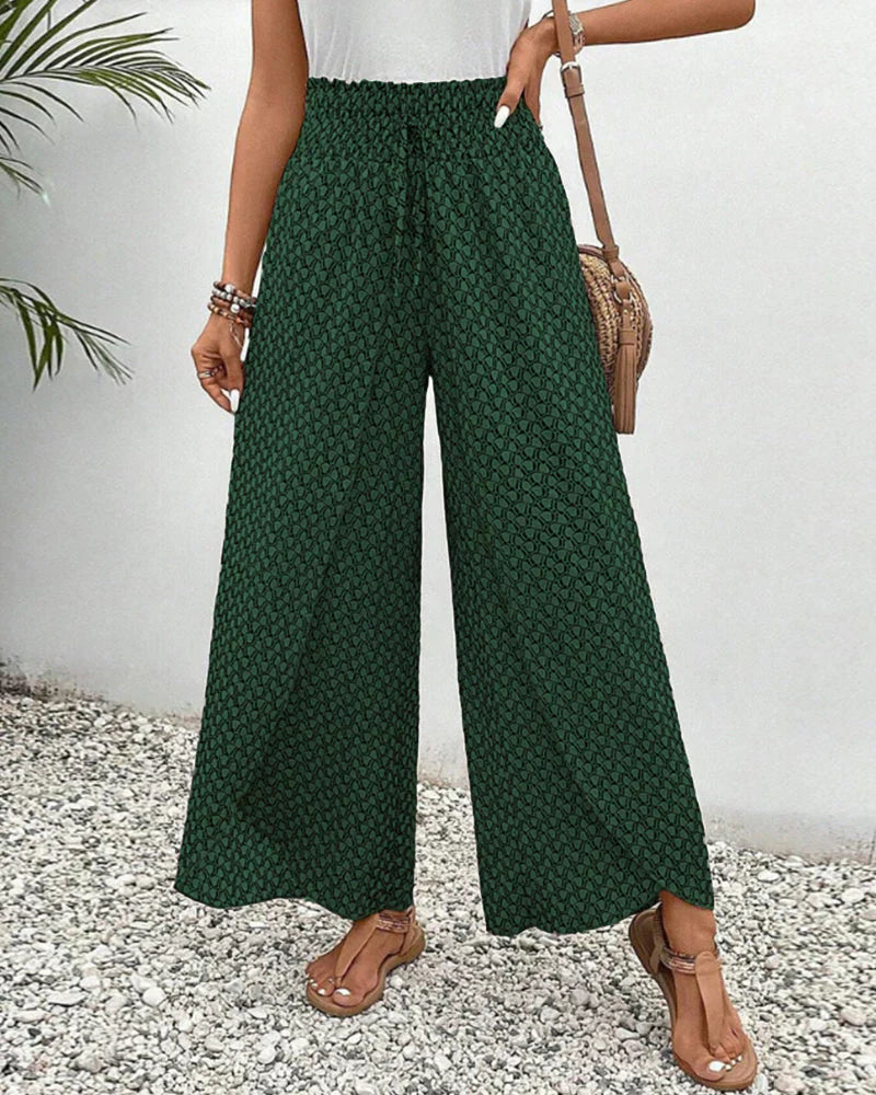 Levoire | Eugenia - Pantalon Large Élégant Légumes