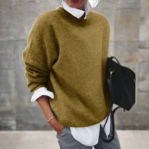 Levoire | Pull Femme Doux Et Chaud Khaki