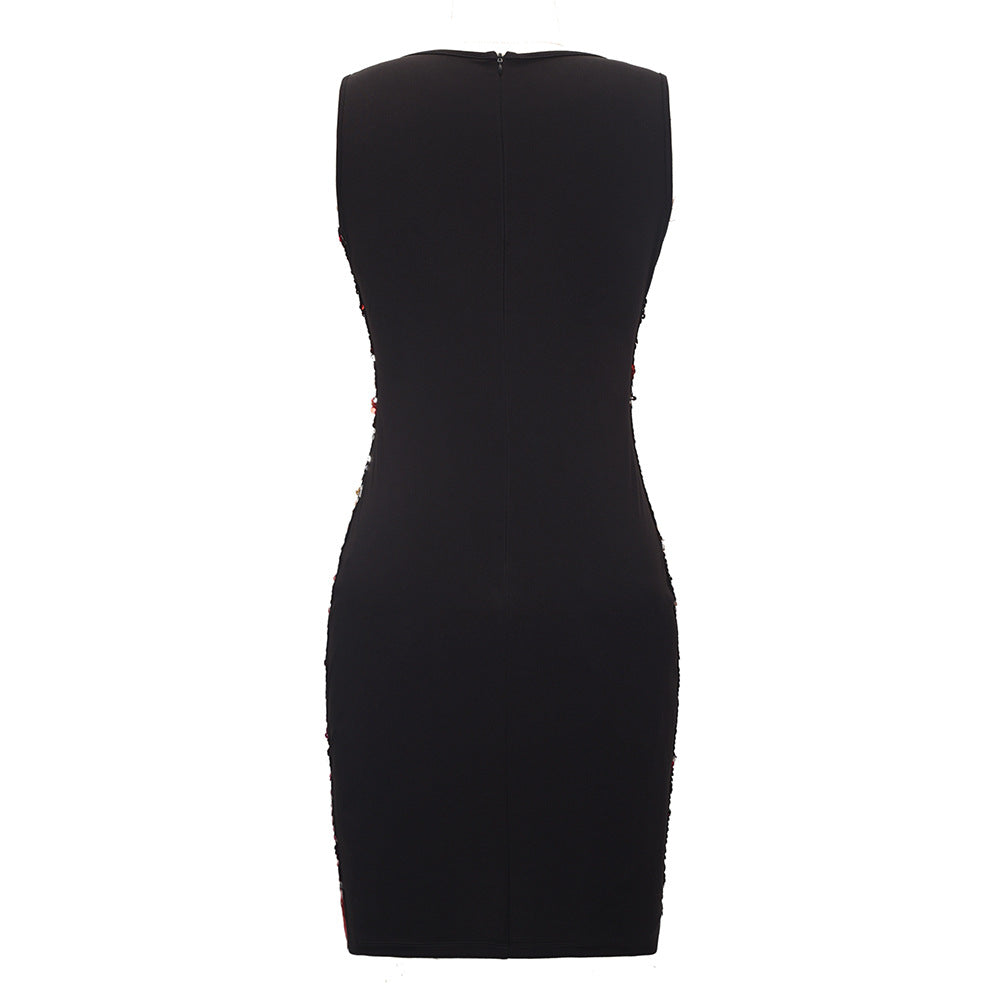 Levoire | Palaakku V-Décolleté Sans Manches Robes Mini