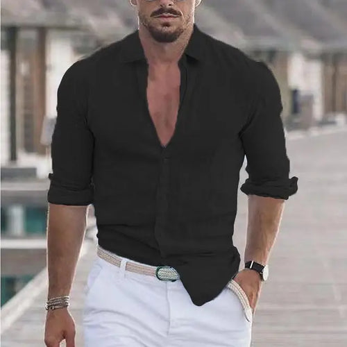 Levoire | Chemise En Lin Léger Pour Hommes