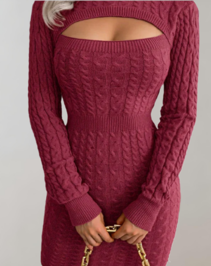 Levoire | Robe D'Été Légère Mélange De Motifs Robe De Loisirs Rot
